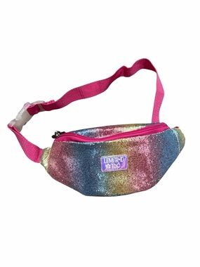 Limited Too Y2K Pink Multicolor Sequin Kids Waist Bag